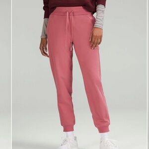 Lululemon Scuba High-Rise French Terry Jogger Brier Rose Size 14
